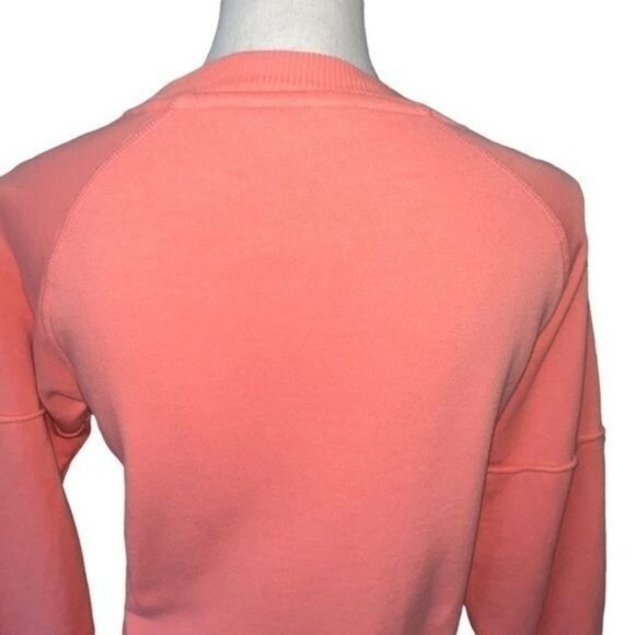 Iceburg Sweatshirt Womens S Coral Cotton Blend Fleece Long Sleeve Pullover - Picture 6 of 14